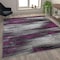Flash Furniture Purple 8x10 Abstract Area Rug ACD-RGTRZ863-810-PU-GG - alternate 6